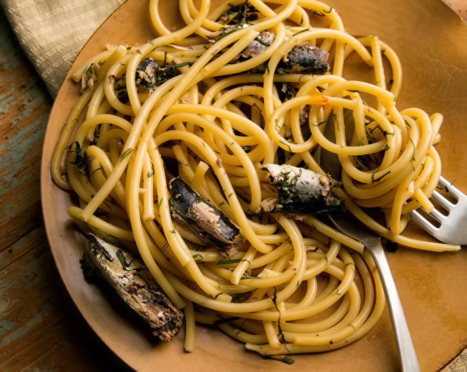 Pasta with Sardines and Capers