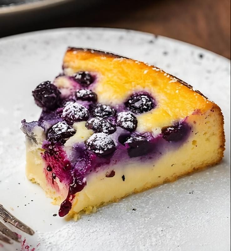 Blueberry Lemon Ricotta Cake