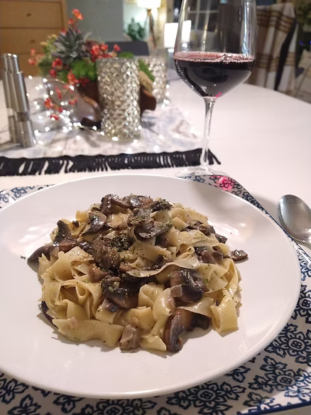 Mushroom & Taleggio Pappardelle