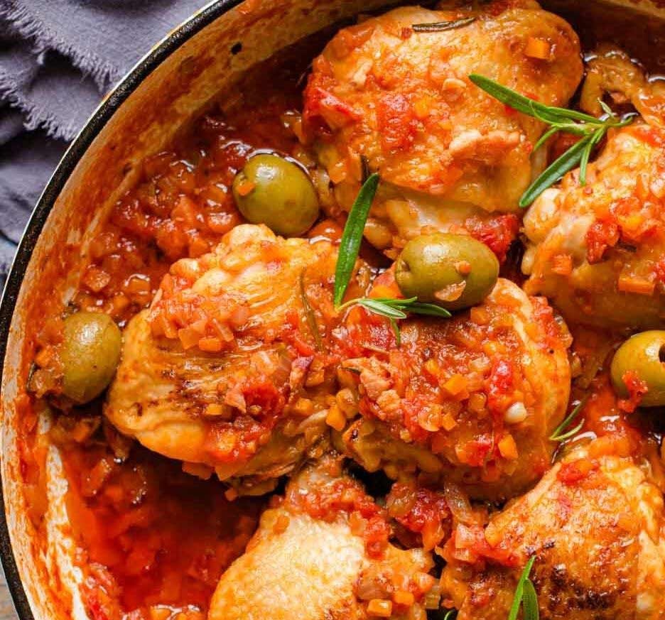 Boneless Chicken Cacciatore