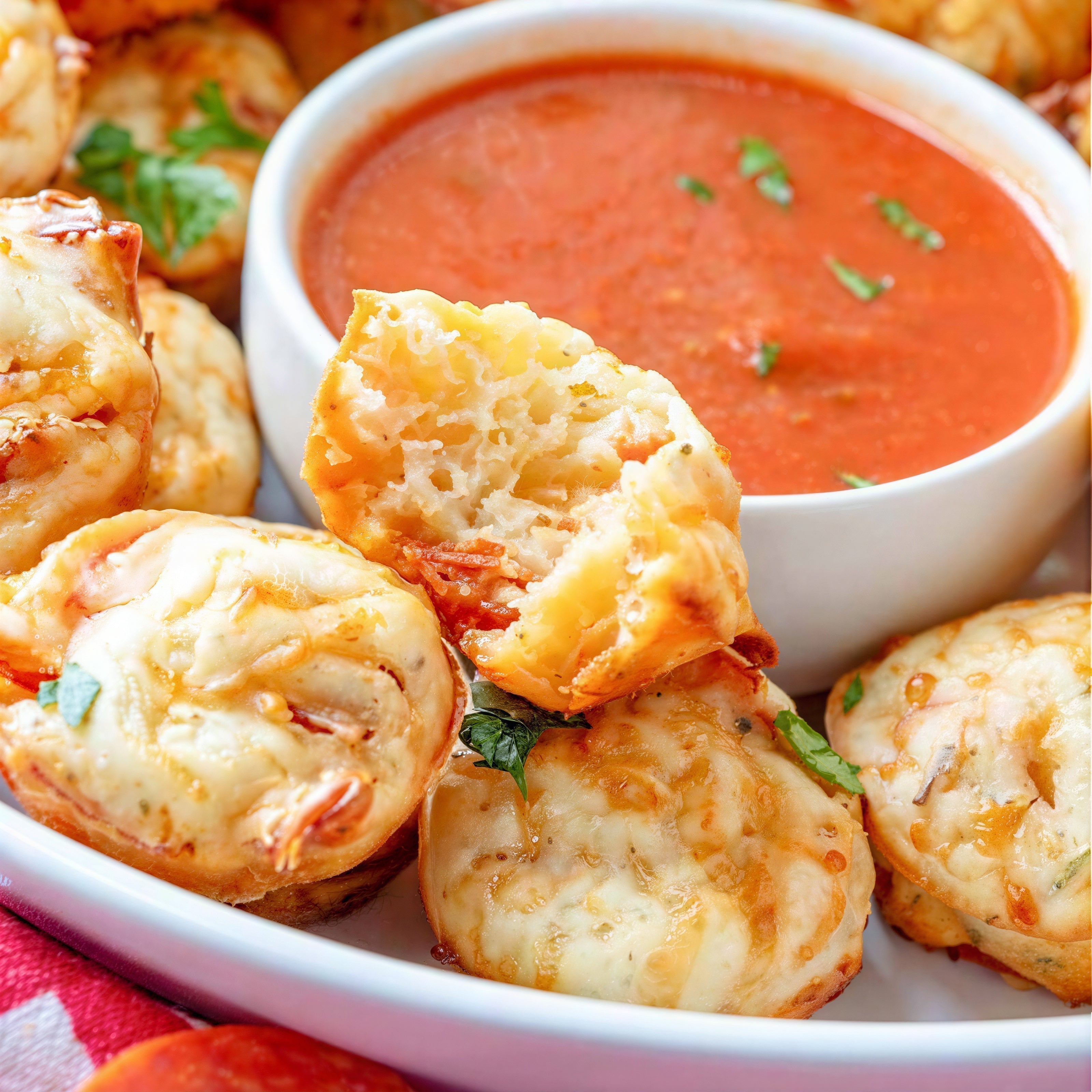 Pepperoni Pizza Puffs