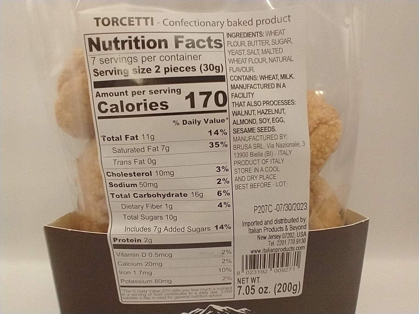 Brusa Torcetti Cookies
