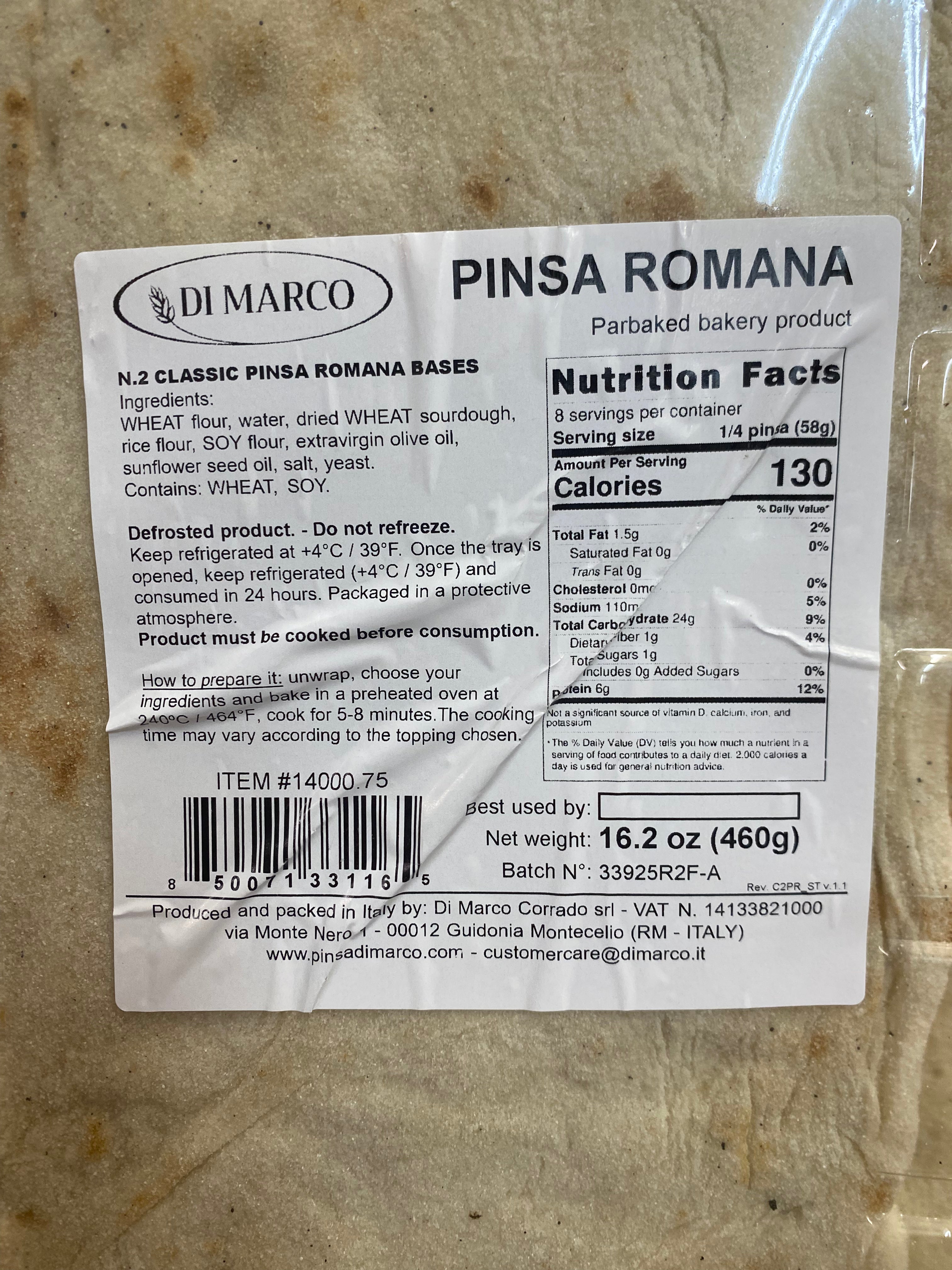 Pinsa Romana Flatbread