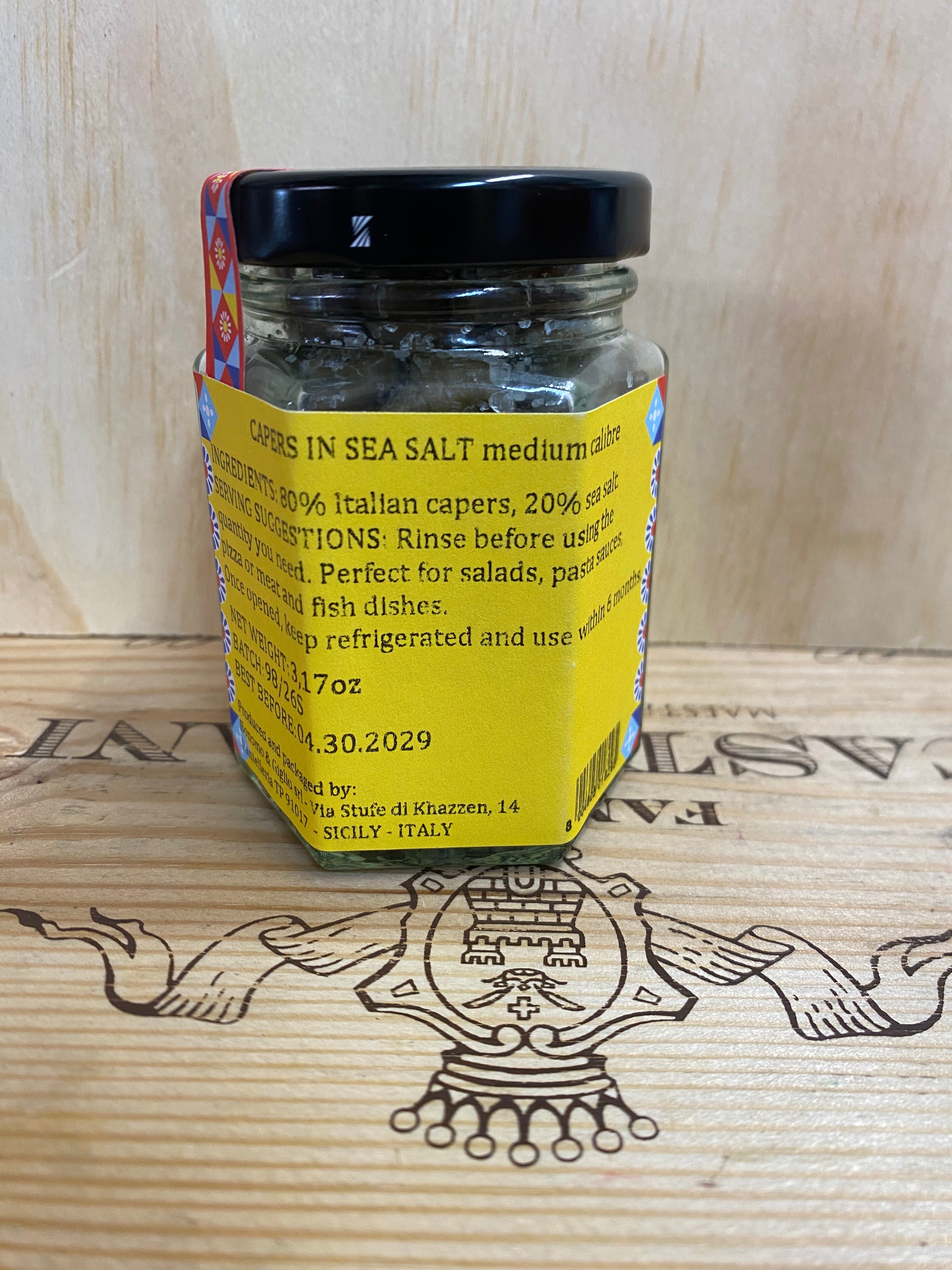 Capers in Sea Salt -Pantelleria