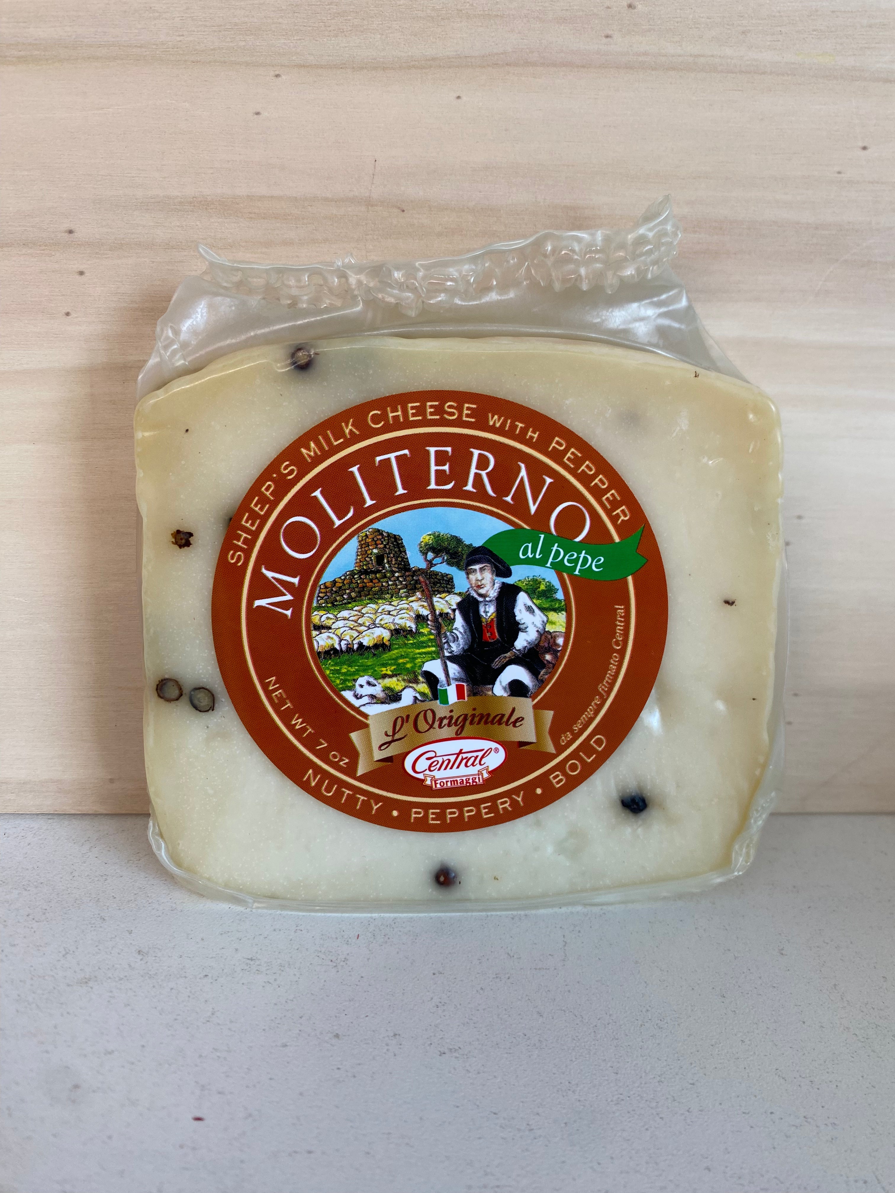 Moliterno Pepato Large Wedge 7 ounce