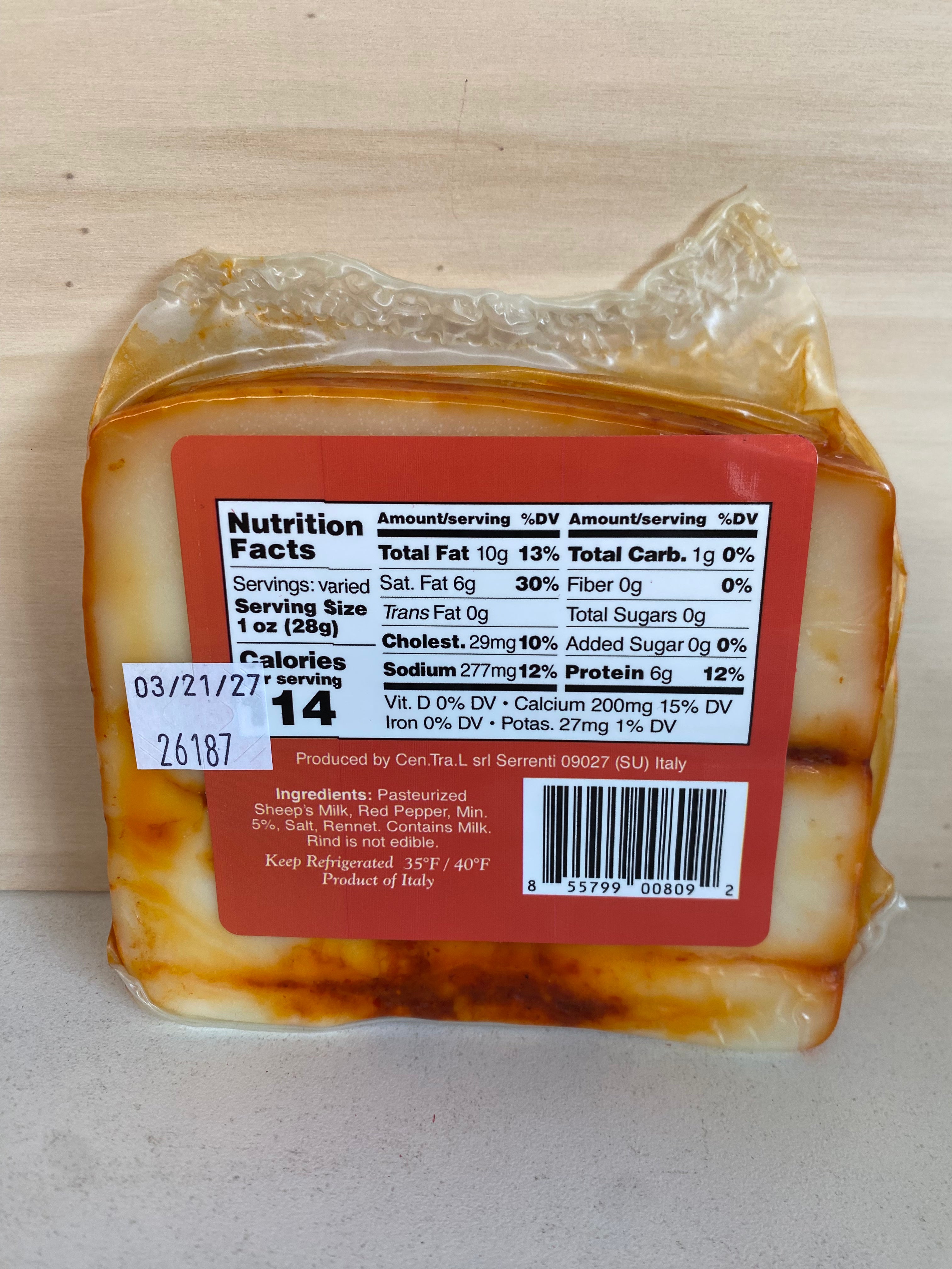 Moliterno Fiore Piccante Large Wedge 7 ounce