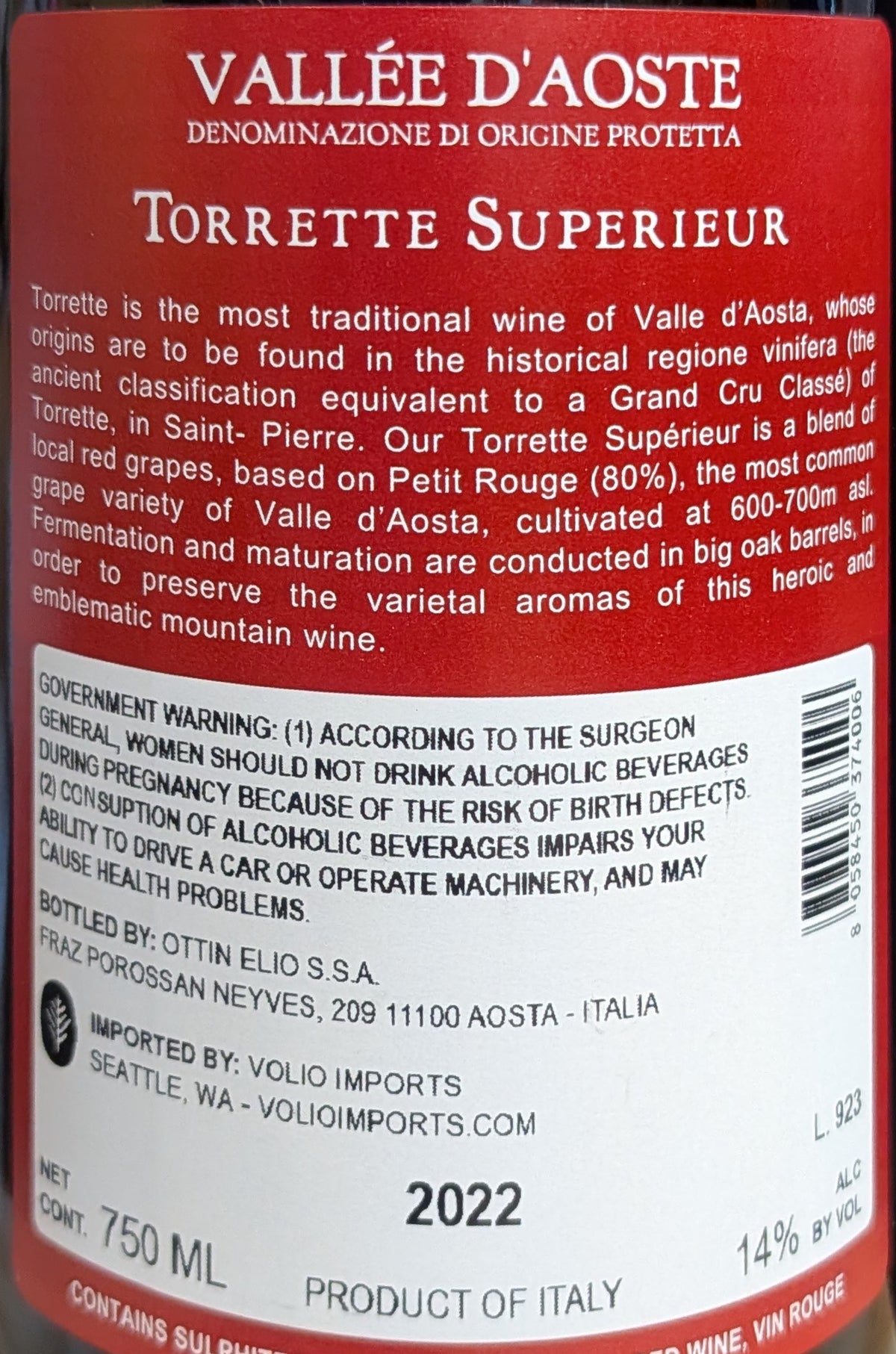 Ottin Torrette Superiore