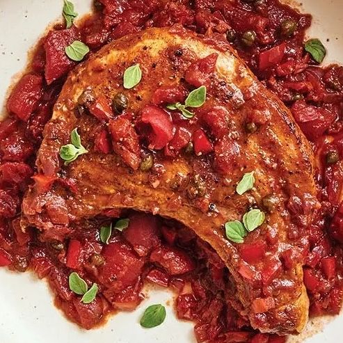 Pork Cacciatore with Polenta 2 servings