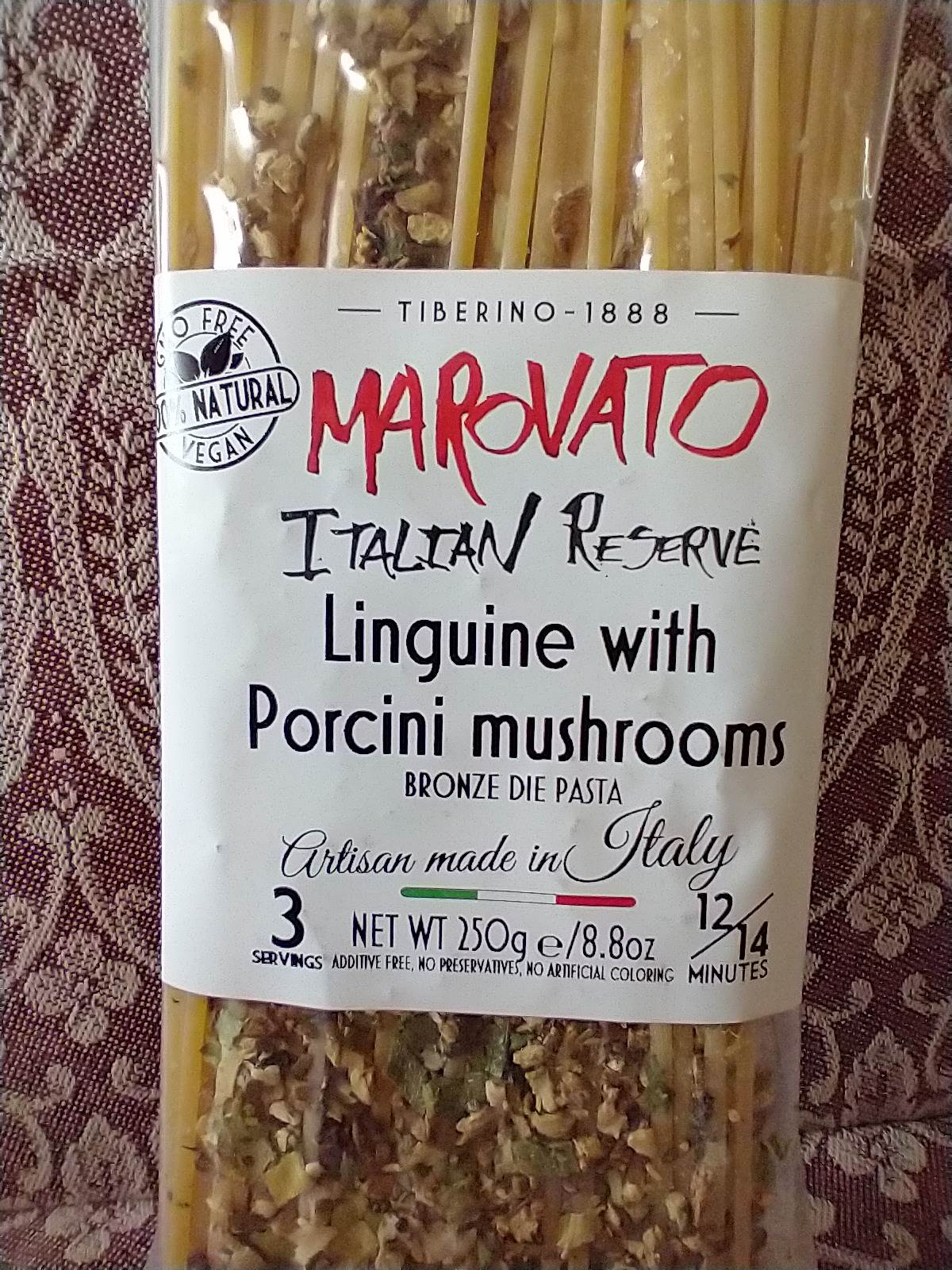 Marovato Linguine with Porcini Mushroom