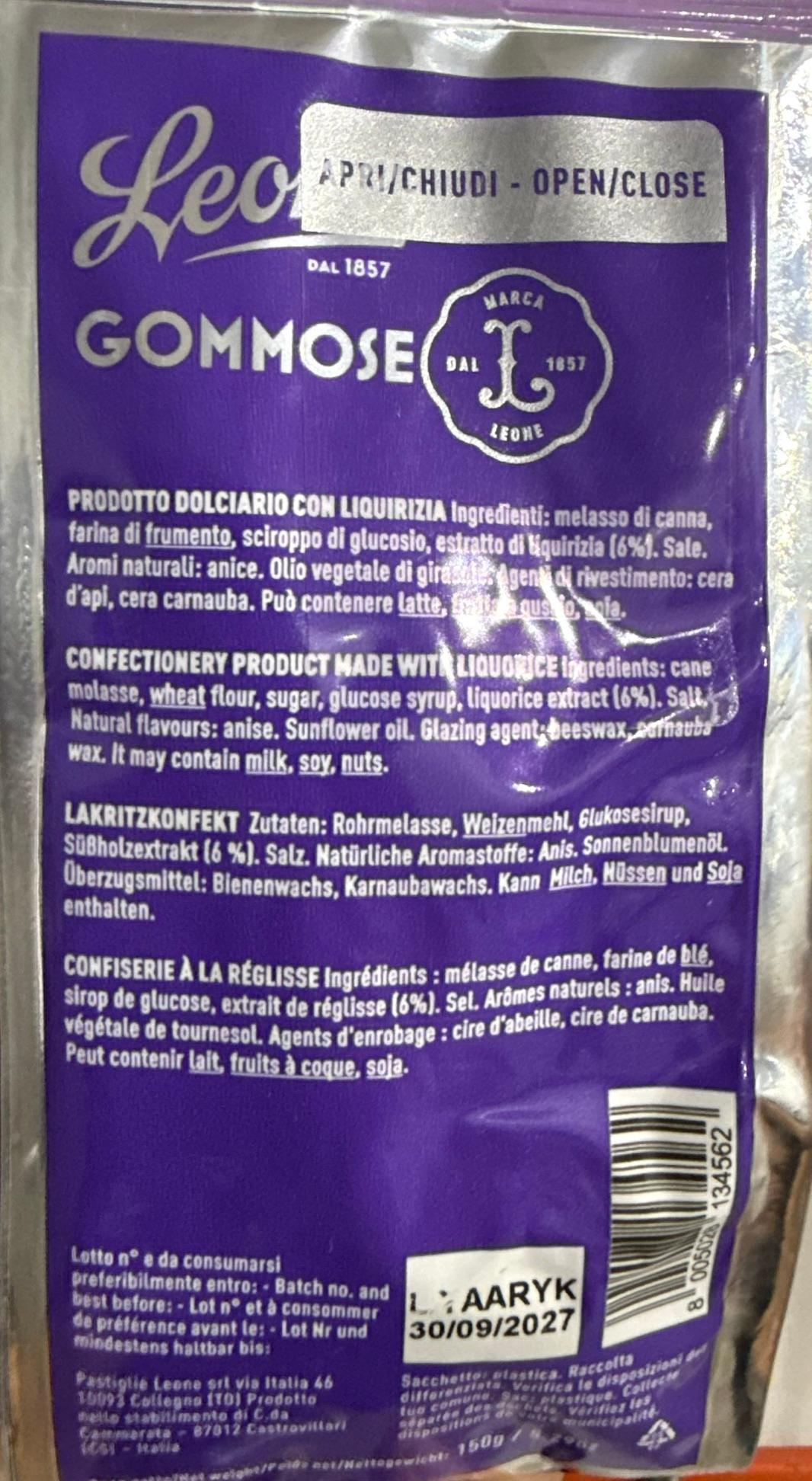 Leone Liquorice Wheel Gummies